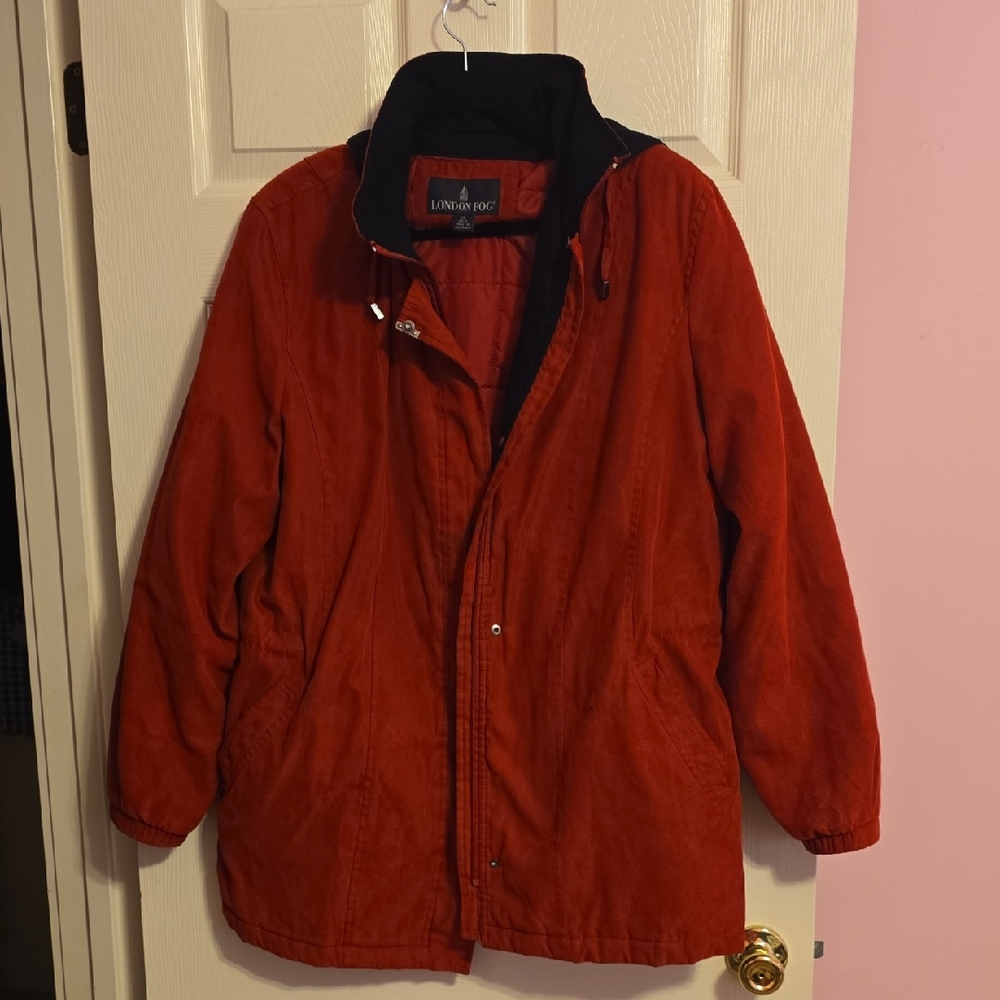 London Fog Vibrant‎ Red Coat